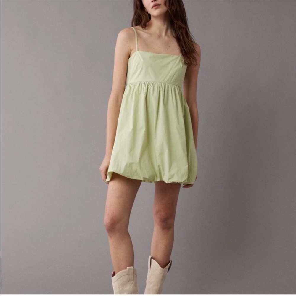 AE Poplin Bubble Mini Dress